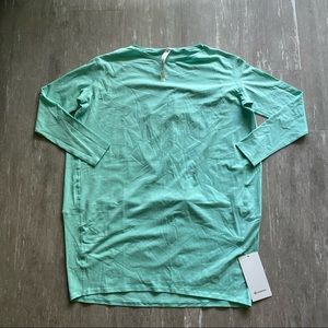 Lululemon Back in Action Long Sleeve Dress - Wild Mint